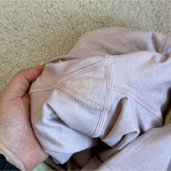 Outdoor Voices Colorblock Leggings Pink, Lilac and Yellow in Small - Picture 3 of 5